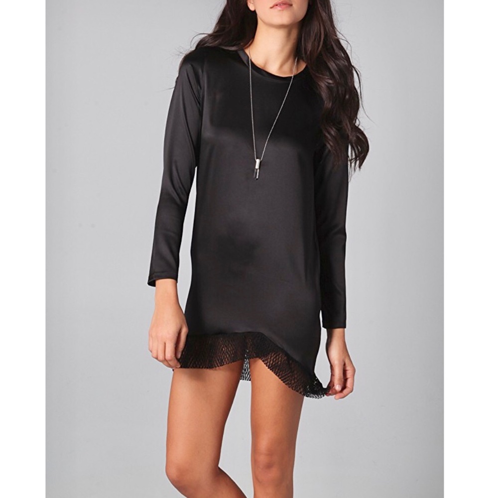 Nightcap x Carisa Rene Fishnet Silk Dress